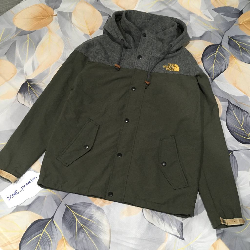 The North Face Semi Parka Jacket แจ็คเก็ตมีฮู้ด กันลมกันหนาว มือสอง