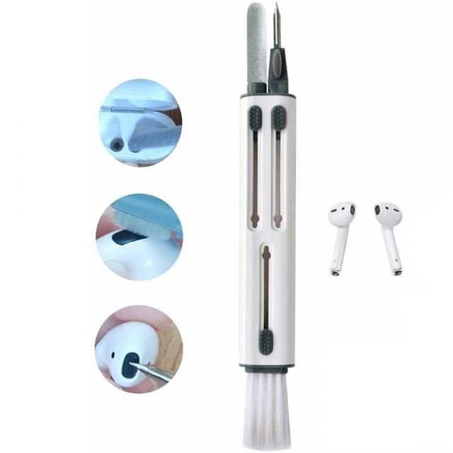 ปากกาทำความสะอาดอัจฉริยะ ทำความสะอาดหูฟัง คีย์บอร์ด อุปกรณ์อิเล็กทรอนิกส์ 3in1