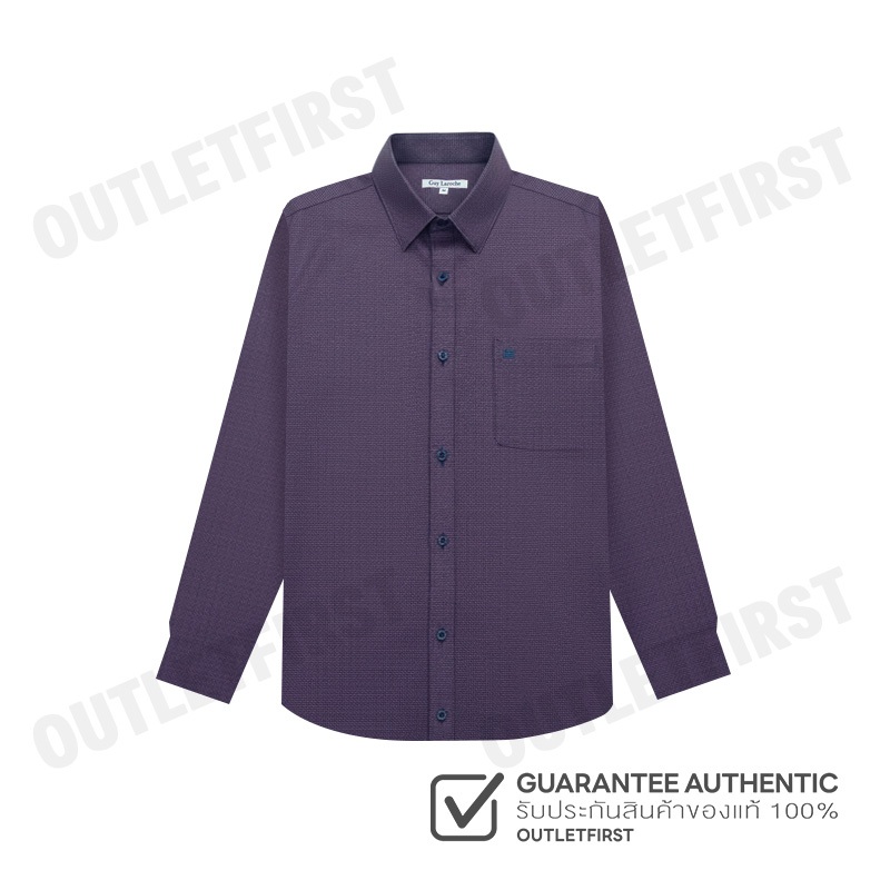 GUY LAROCHE รุ่น MAN'S LONG SLEEVES SHIRT CODE: BAB9202S4NV เสื้อเชิ้ต เสื้อแขนยาว เสื้อผู้ชาย
