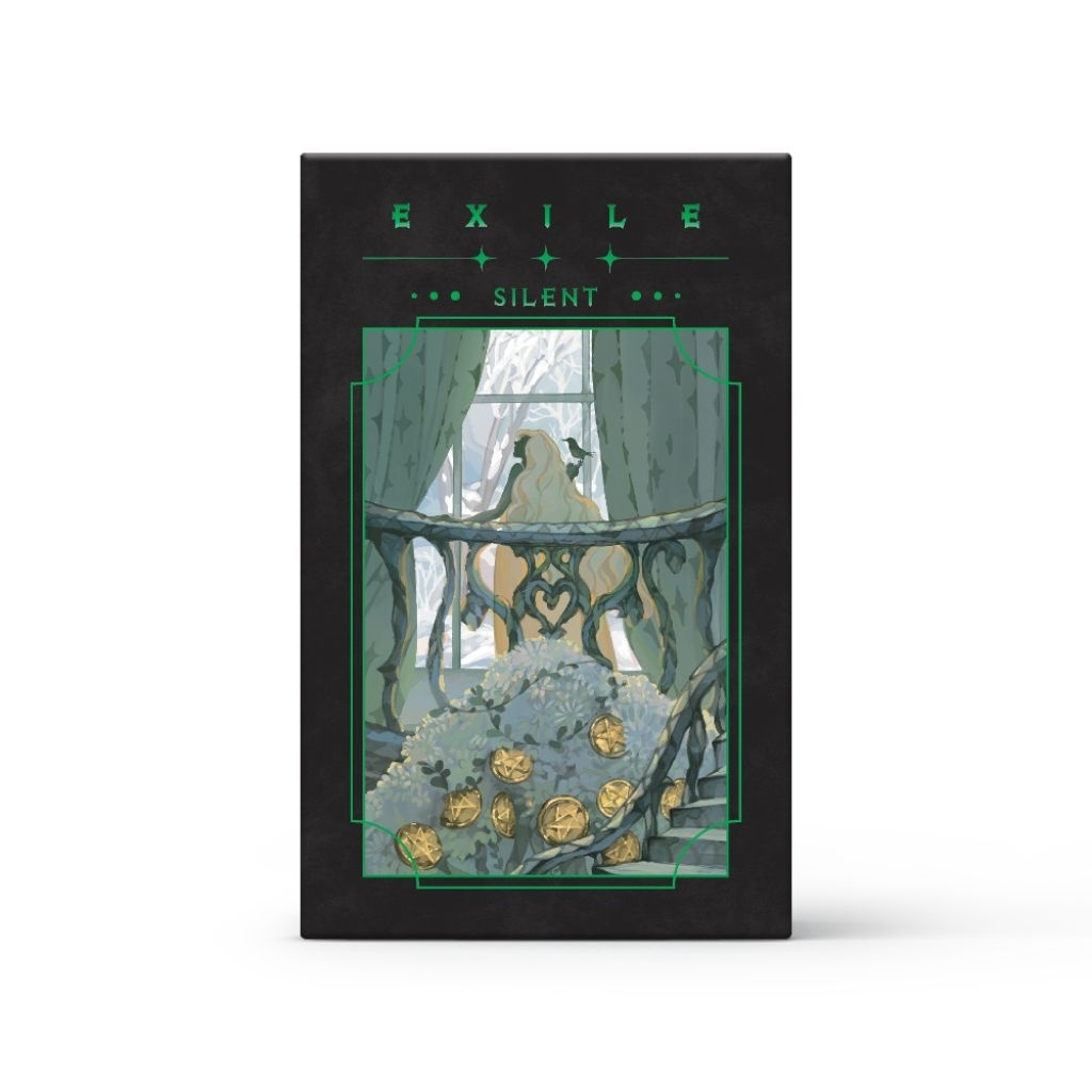 Exile Tarot Silent Deluxe Edition ไพ่ยิปซีแท้ขอบสีดำหรูหรา ไพ่ยิปซี ไพ่ทาโร่ต์ ไพ่ออราเคิล Tarot deck