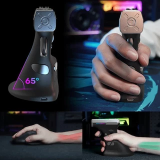 Ragnok ErgoStrike7 - Gun Mouse เมาส์เล่นเกม FPS เมาส์เกมมิ่งไร้สาย Wireless 2.4Ghz / Bluetooth 5.1 / USB-C