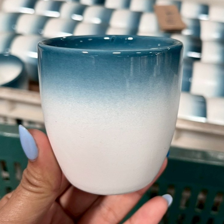แก้วชา จอกชา แก้วดื่มชา มีหลายสีให้เลือก ทำจากเซรามิกเนื้อดี เข้าไมโครเวฟได้ - รูปที่ 2