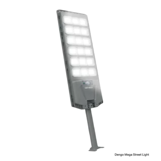 [ยาวที่สุด 106cm] Dengo Mega Street Light Solar ไฟถนนโซล่าเซลล์ โคมไฟถนน กันน้ำ แบตอึด สว่างกว้าง ประกัน 1 ปี