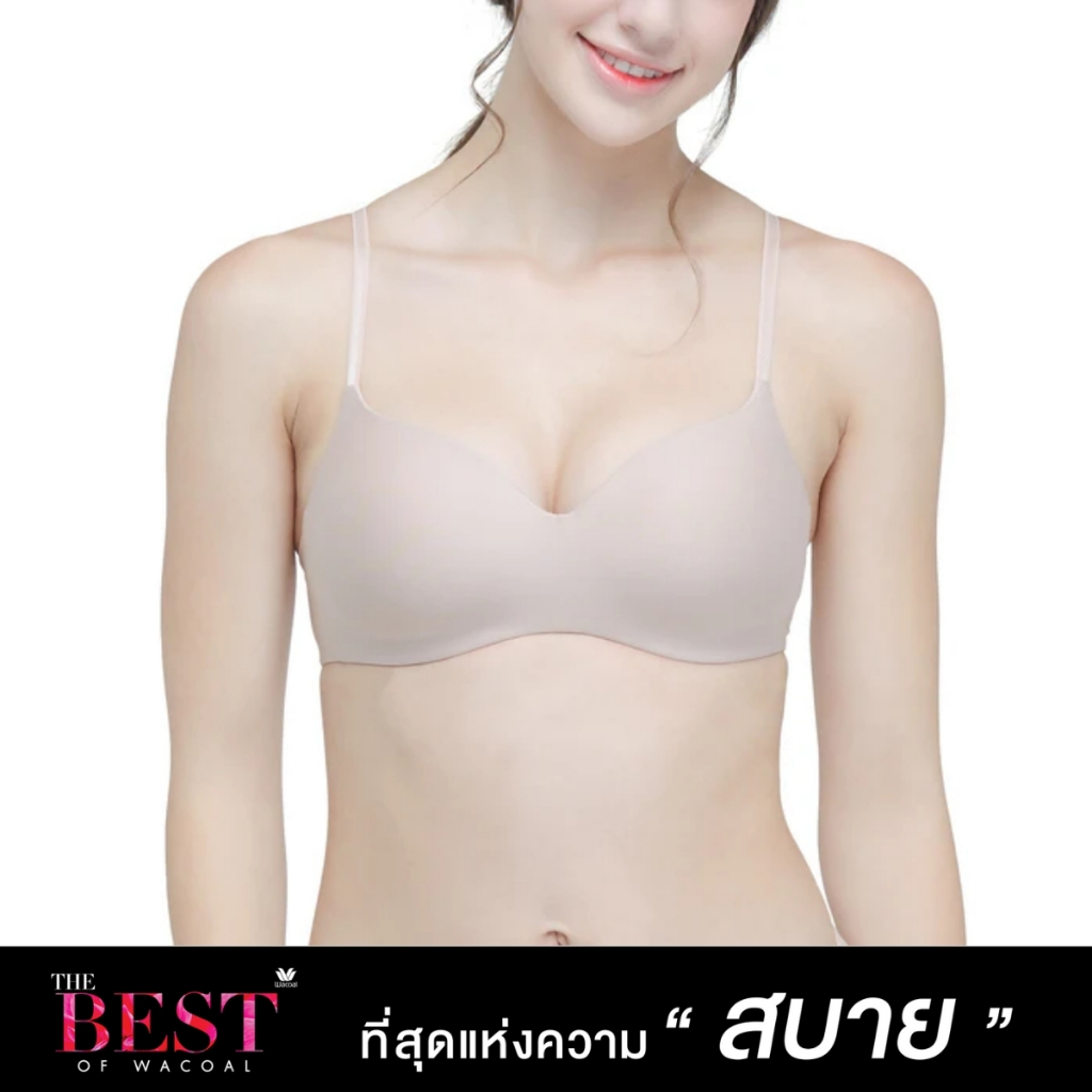 Wacoal บราไร้โครง ที่สุดของความสบาย The Best of Wacoal รุ่น WB3A14 สีเบจ (BE)
