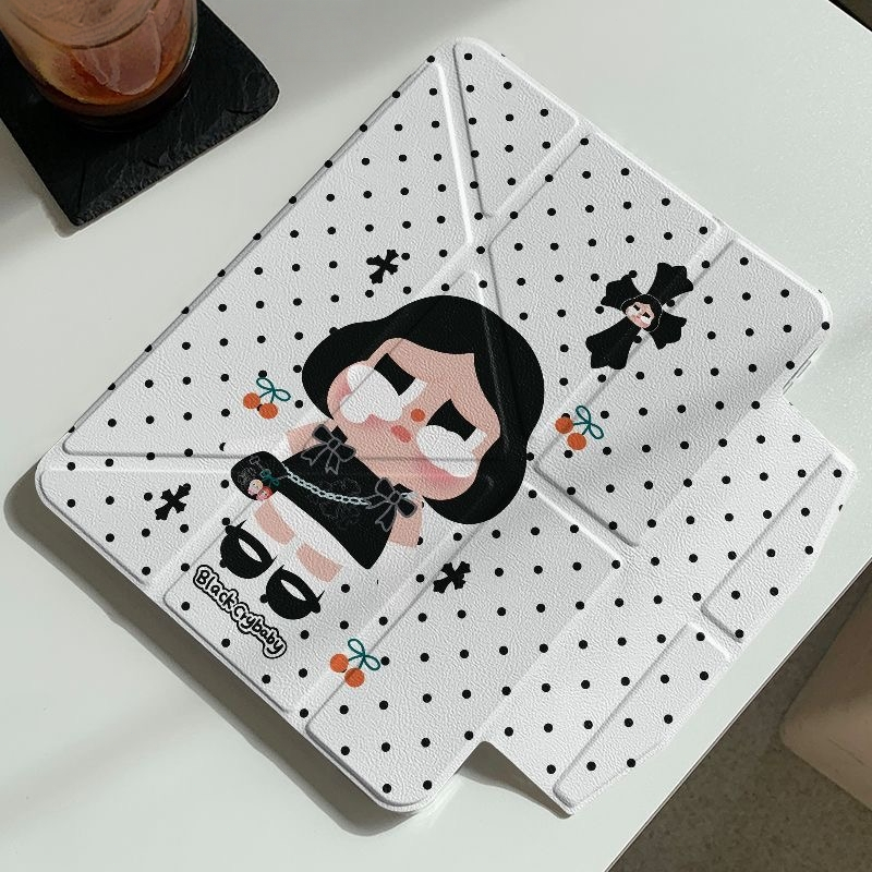 พร้อมส่ง เคสไอแพด Y พับตั้งได้ Gen11 Gen10 Cry Baby ฝาหลังอะคริลิก มีช่องใส่ปากกา Air7 Air6 Pro11 – โปรปัง