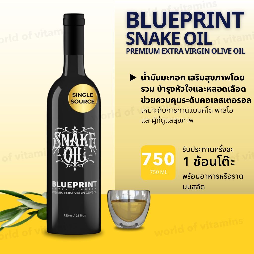 Blueprint Premium High Polyphenol EVOO 400+ mg/kg – Early Harvest Cold Pressed 750ml (Sku.4019)