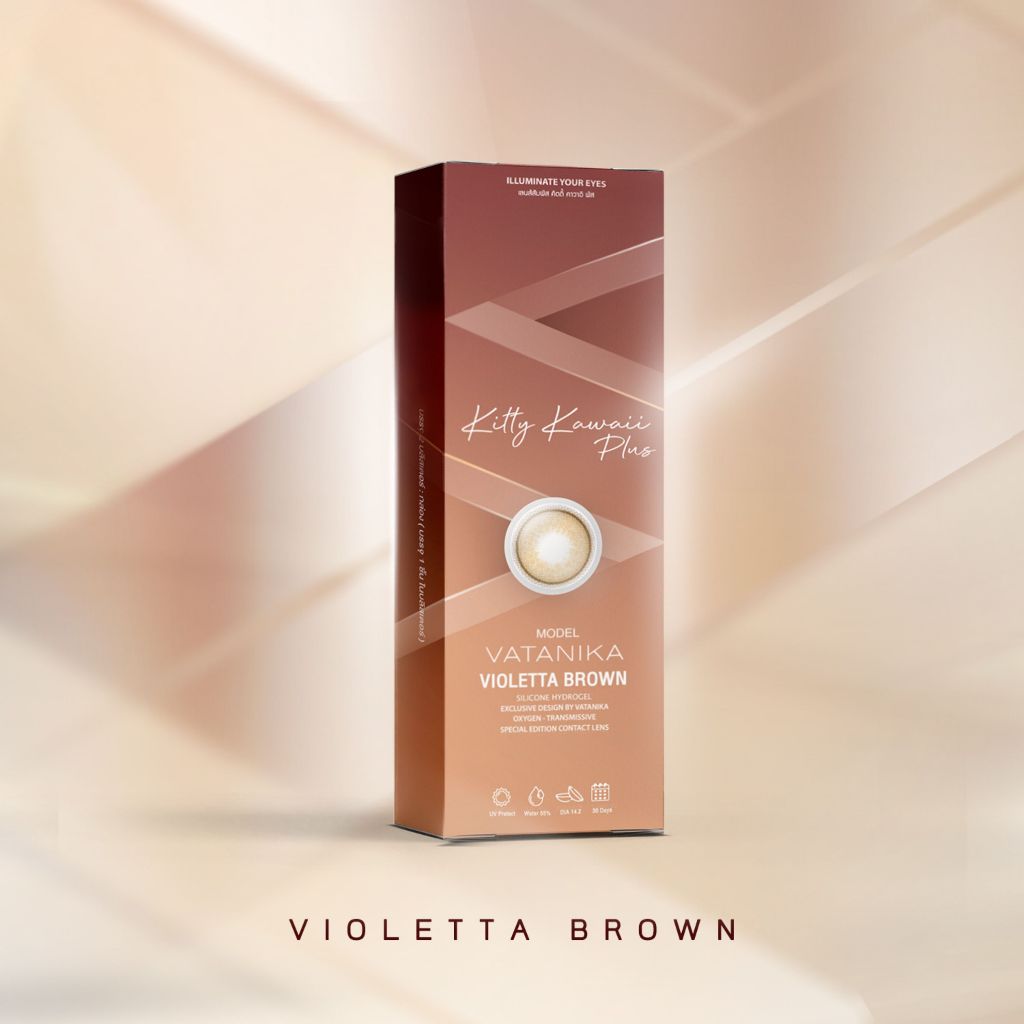 [สินค้าใหม่] VATANIKA LENS : Violetta Brown คอนแทคเลนส์โดย แพร วทานิกา
