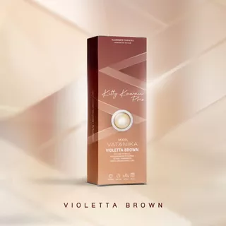 [ใหม่] VATANIKA Lens - Violetta Brown คอนแทคเลนส์สีน้ำตาล แสงอรุณแรกที่เปล่งประกายเสน่ห์