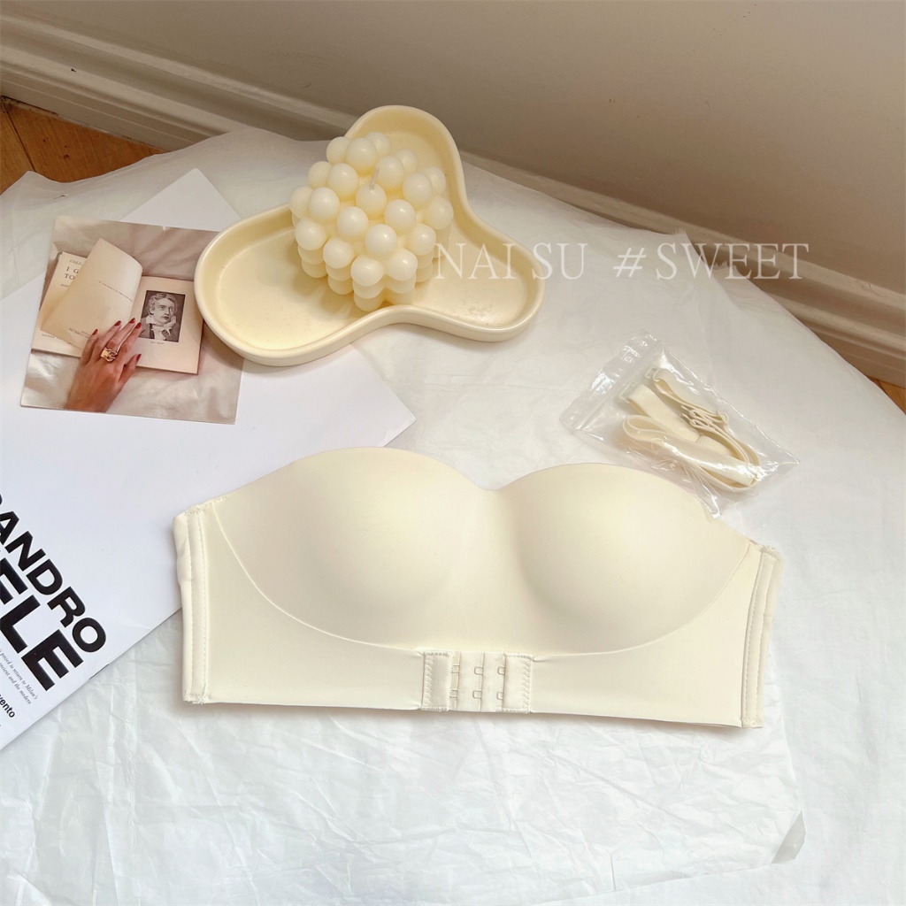🚚จัดส่งรวดเร็ว✨ บราตะขอหน้า บราสองตะขอ บราไร้โครง บราไร้โครงไร้ขอบ ใส่สบาย เซ็กซี่เย้ายวน เก็บกระชับทรงสวย-N166 - รูปที่ 6