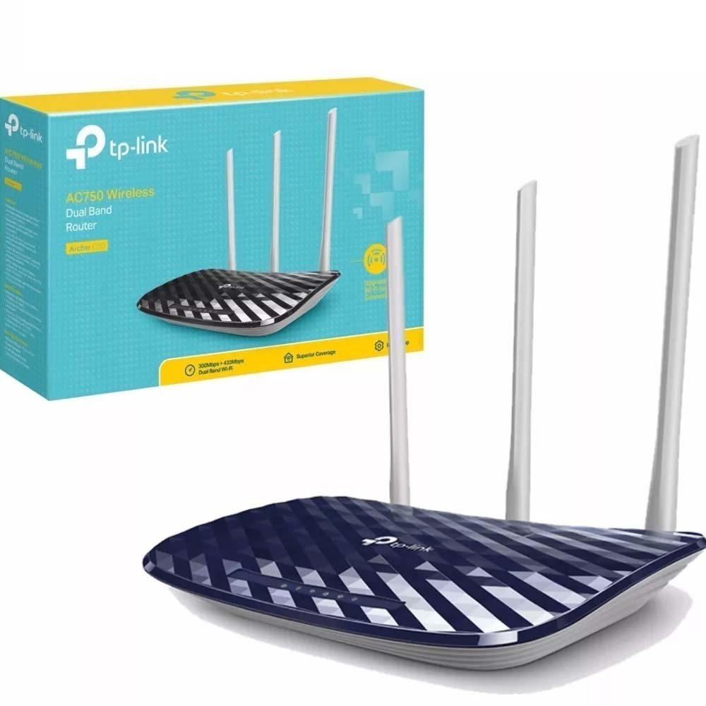เราเตอร์ TP-LINK AC750 Dual Band Wireless Archer C20 Router