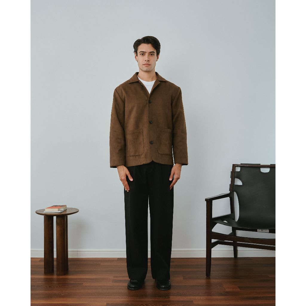 IOC Project - Suede Leather Jacket แจ็คเก็ตหนังกลับ