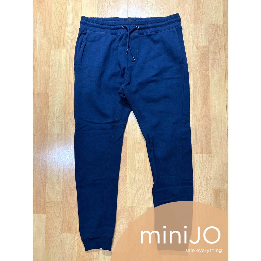 กางเกง H&M สีน้ำเงิน Jogger Regular Fit (มือสอง)