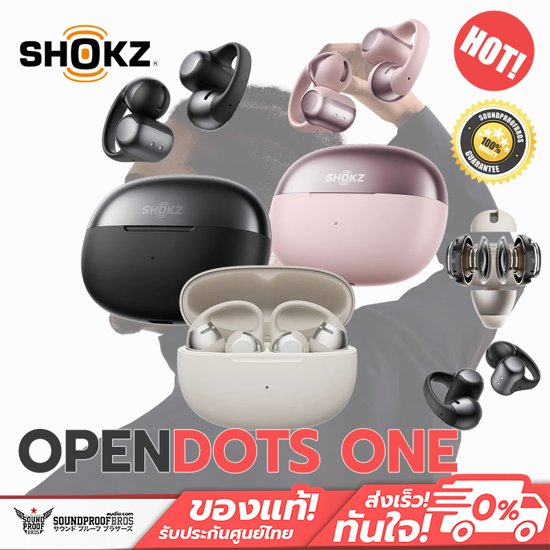 หูฟัง SHOKZ - OPENDOTS ONE Open-Ear Clip-On Design IP54 Sweatproof
