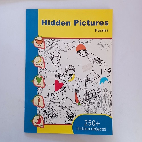 สมุดระบายสี สมุดเกมส์ Hidden Picture