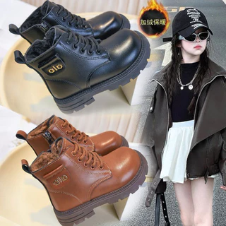 รองเท้าบูท สำหรับเด็ก ใส่ได้ทั้งหญิงเเละชาย เบอร์26-36 #บูทกล่องส้ม