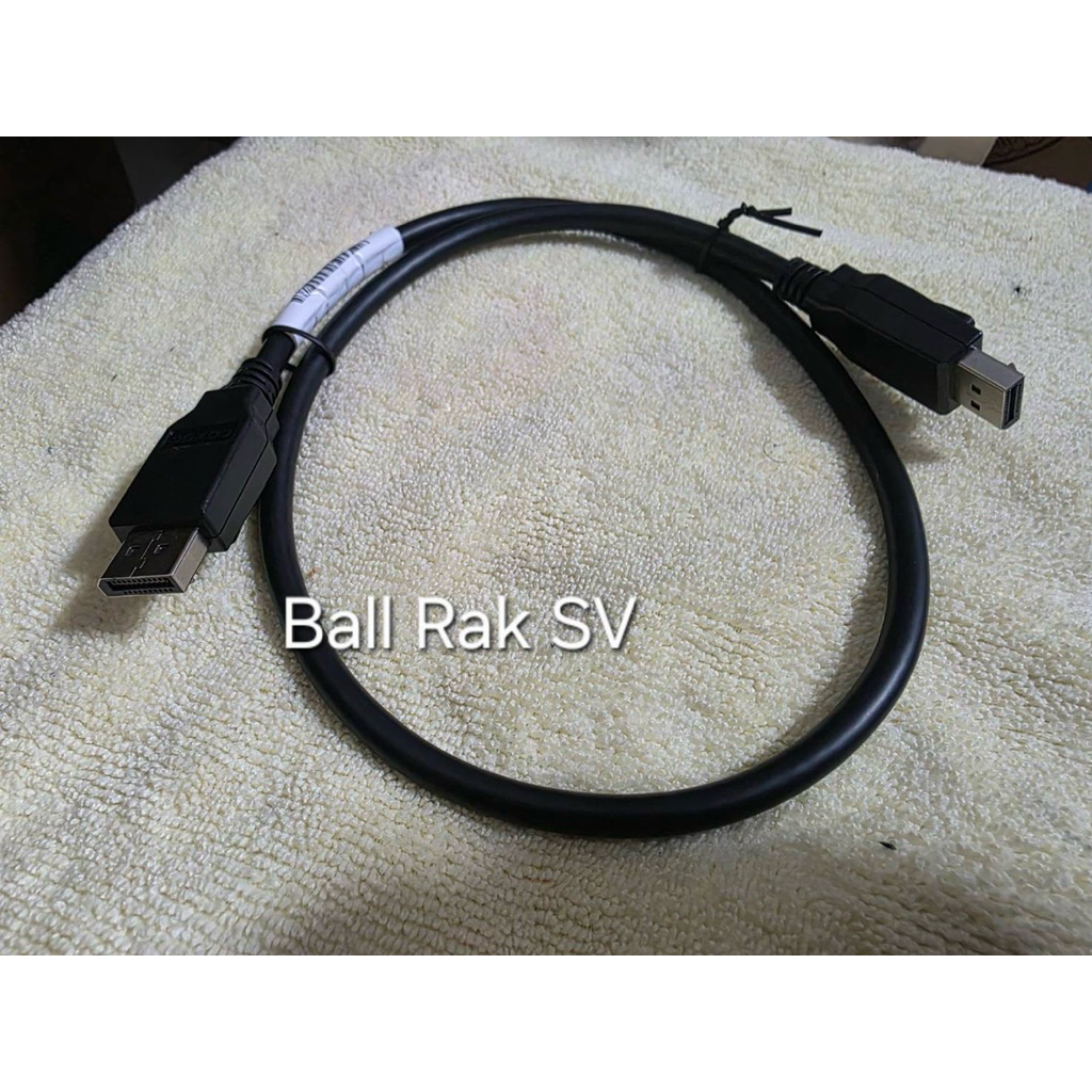 835388-001 HP DisplayPort to DisplayPort Male to Male Cable 2.3ft
