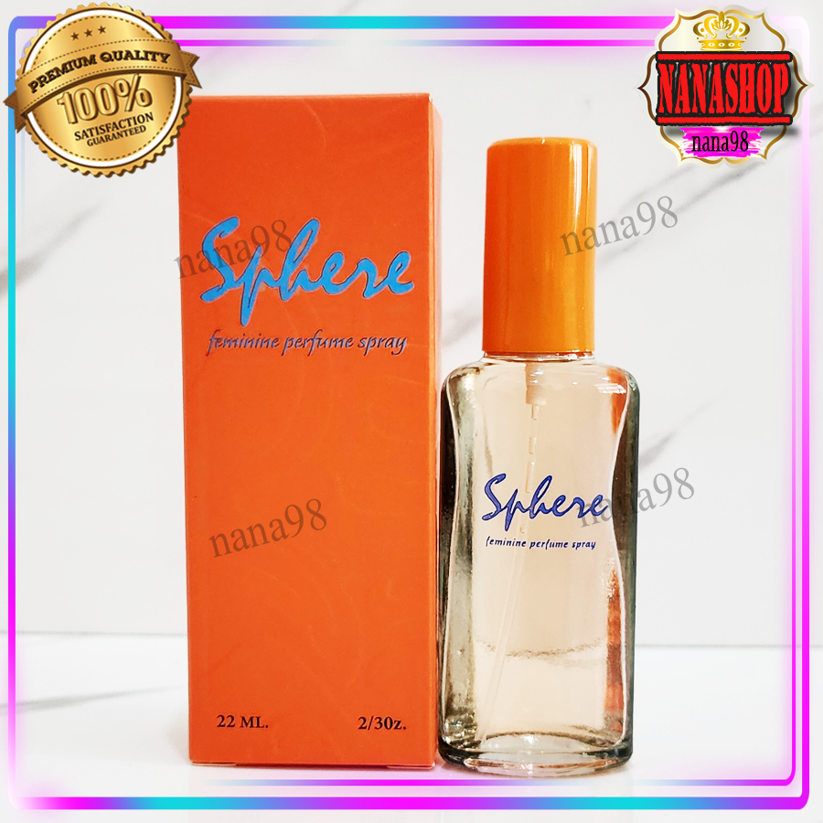 💥ส่งฟรี มีราคาส่ง น้ำหอม สเฟียร์ กล่องส้ม เพอร์ฟูม สเปรย์ Sphere feminine Perfume SPRAY ขวดใส ฝาส้ม 