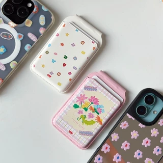 amuse.stuff-magnetic card holder on table การ์ดติดหลังมือถือแบบตั้งโต๊ะ