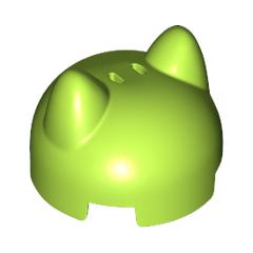 ชิ้นส่วนเลโก้ Lego Part Brick, Round 2 x 2 x 1 1/3 Dome Top with Cat Ears (5690) ราคา/ชิ้น