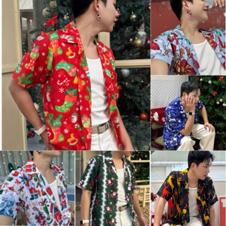 พร้อมส่ง✅ไม่ยับ ไม่ร้อน ใส่สบาย✅HAWAII เสื้อฮาวายแขนสั้นผ้าไ…