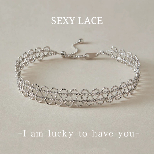 MEET💕กำไลเงิน Sexy lace กำไลเงินแท้ สร้อยข้อมือสวยๆ กำไลเพชร กำไลแฟชั่น กำไลข้อมือเงินแท้