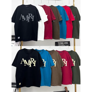 🔹เสื้อยืดแบรนด์AMIRIสกรีนนู้นงานตามหา M F XL 2XL 🔹