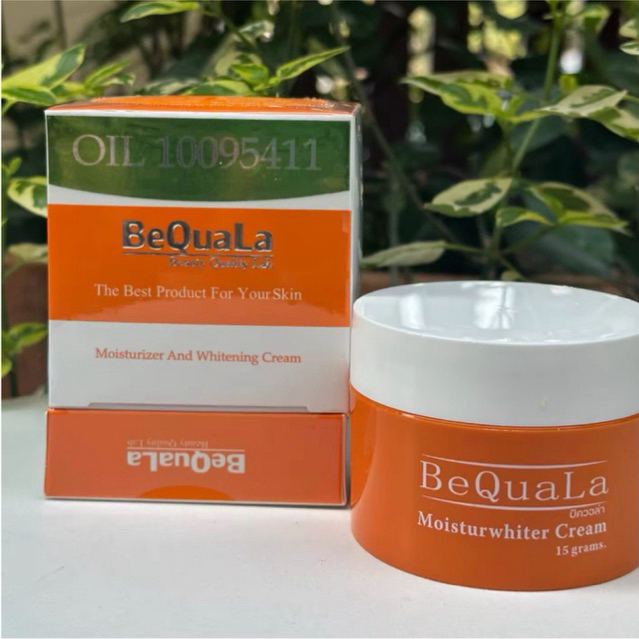 ครีมบีควอล่า ขนาด15กรัม ( ครีม+สบู่ ) BeQuaLa Cream #ของแท้ล๊อตใหม่