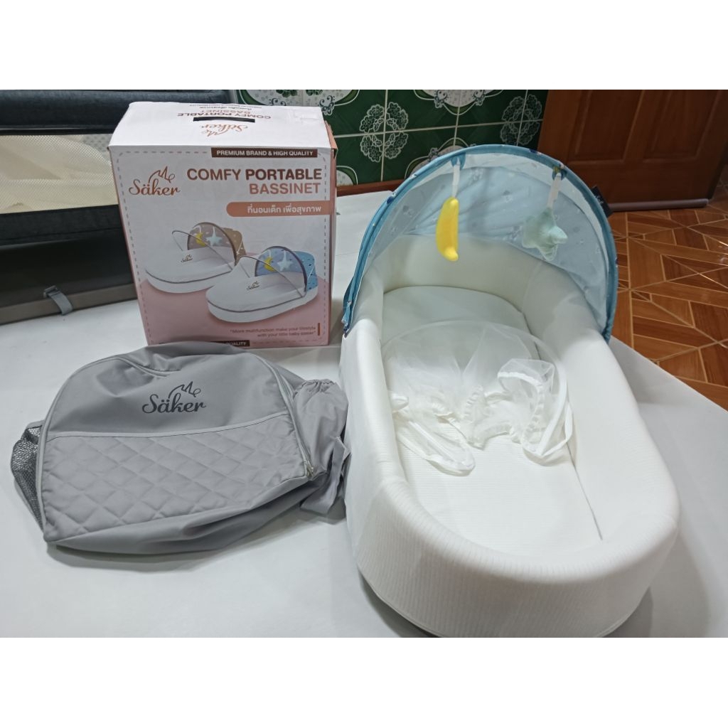 Saker ที่นอนเด็กทารกเพื่อสุขภาพ (มือสอง สภาพดี)