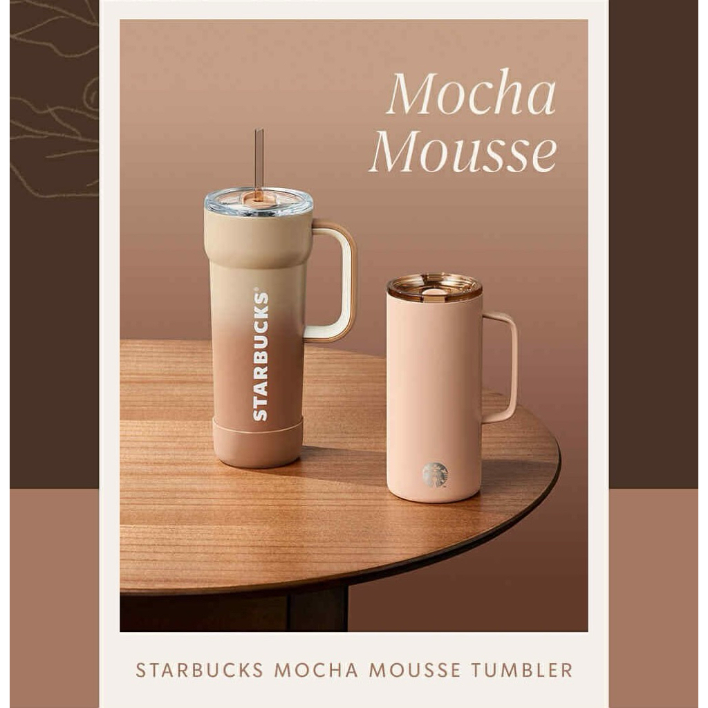 #StarbucksKorea Mocha Mousse Tumbler; Dente & Tank Tumbler