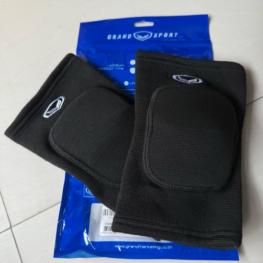 Grand Sport สนับเข่า รุ่น Guardian แพค 2 ข้าง แบบมีฟองน้ำ รองรับแรงกระแทก 373755 ขนาดฟรีไซด์หน้ากว้าง 14 ซม.