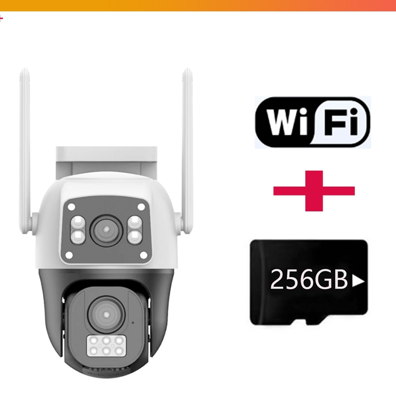 V380 PRO 4G/ Wifi 8-12mp Camera กล้องวงจรปิดไร้สาย 8-12ล้านพิกเซล ทนแดดทนฝน ดูผ่านมือถือได้ คุยโต้ตอบได้ กลางคืนภาพสี - รูปที่ 6