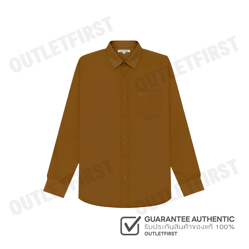 GUY LAROCHE รุ่น MAN'S LONG SLEEVES SHIRT CODE: BAB6250P4BR เสื้อเชิ้ต เสื้อแขนยาว เสื้อผู้ชาย