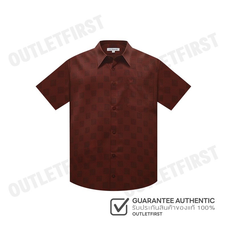 GUY LAROCHE รุ่น MAN'S SHORT SLEEVES SHIRT CODE: BAC9207W3RE เสื้อเชิ้ต เสื้อแขนสั้น เสื้อผู้ชาย