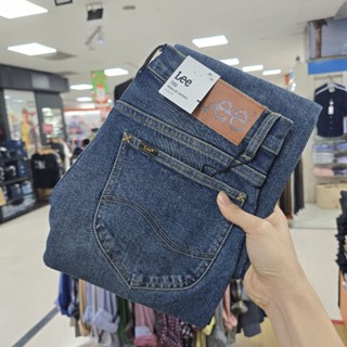 กางเกงยีนส์ Lee ผู้ชาย ทรงตรง[EDDIE] ผ้ายืด สีสนิม รุ่น(MEDD…