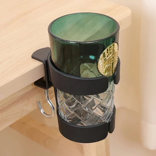 ที่วางแก้วโต๊ะ CLAMP ปรับ Anti-Sill ที่วางแก้วกาแฟหมุนได้ 360 องศาขอบโต๊ะ CLAMP ที่วางแก้ว Anti-Fall โต๊ะ