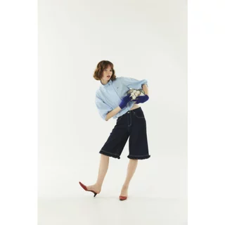 TGDA.CO - กางเกงขาสามส่วน Body Girl รุ่น Zoe Ruffled Jorts (พร้อมส่ง)