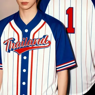 JK SPORT_THAILAND (JKB25005) เสื้อเบสบอล แห้งเร็วระบายอากาศได้ใส่สบาย ใส่ได้ทุกเพศ ปรับเข้ากับสไตล์ของคุณเอง