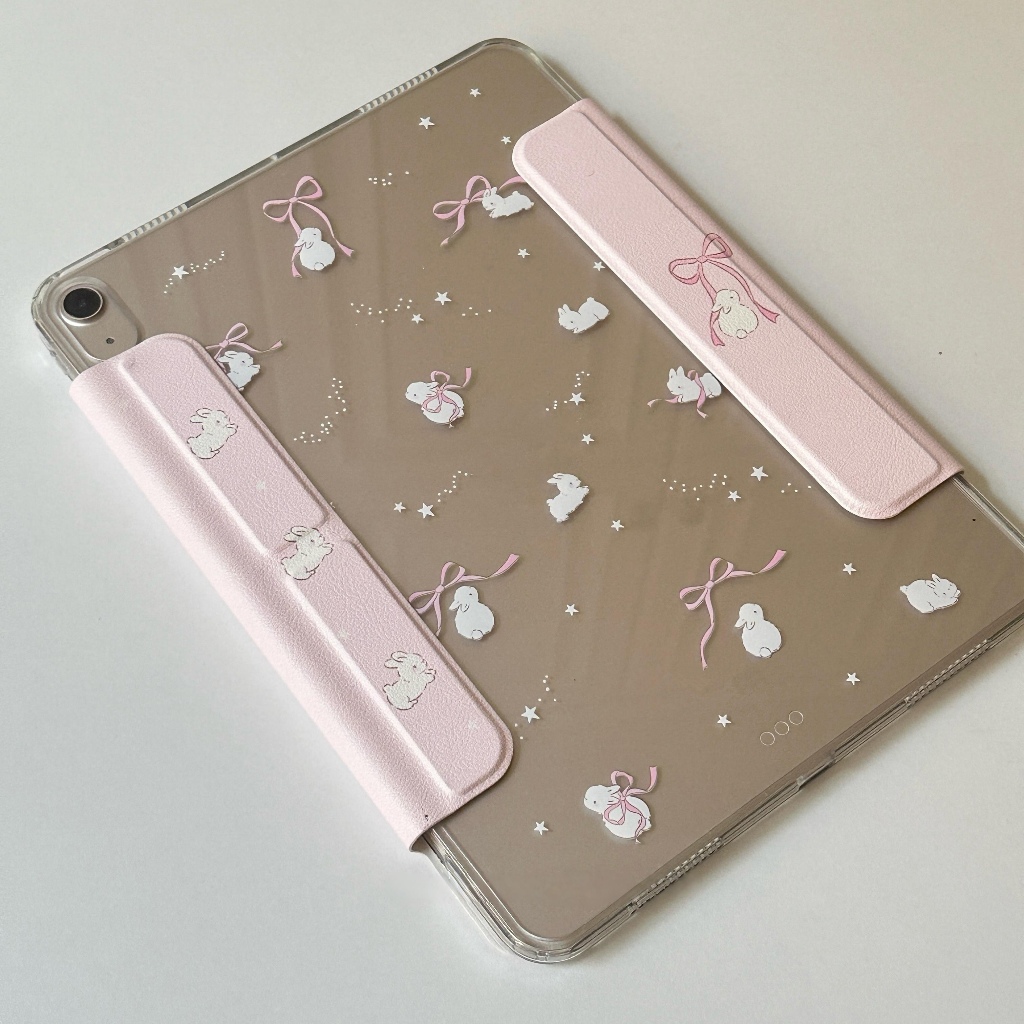 พร้อมส่ง เคสiPad พับรูปตัว Y bow-knot Pro13 Gen12 Gen11 Air7 11 Gen9ช่องใส่ปากกา เคสไอแพด Gen8 Air3