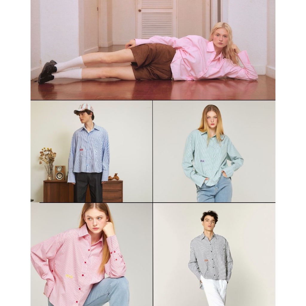 BELLAHOUSE - FRANKIE SHIRT (5 COLORS) เสื้อเชิ้ตแขนยาวกระดุมข้าง