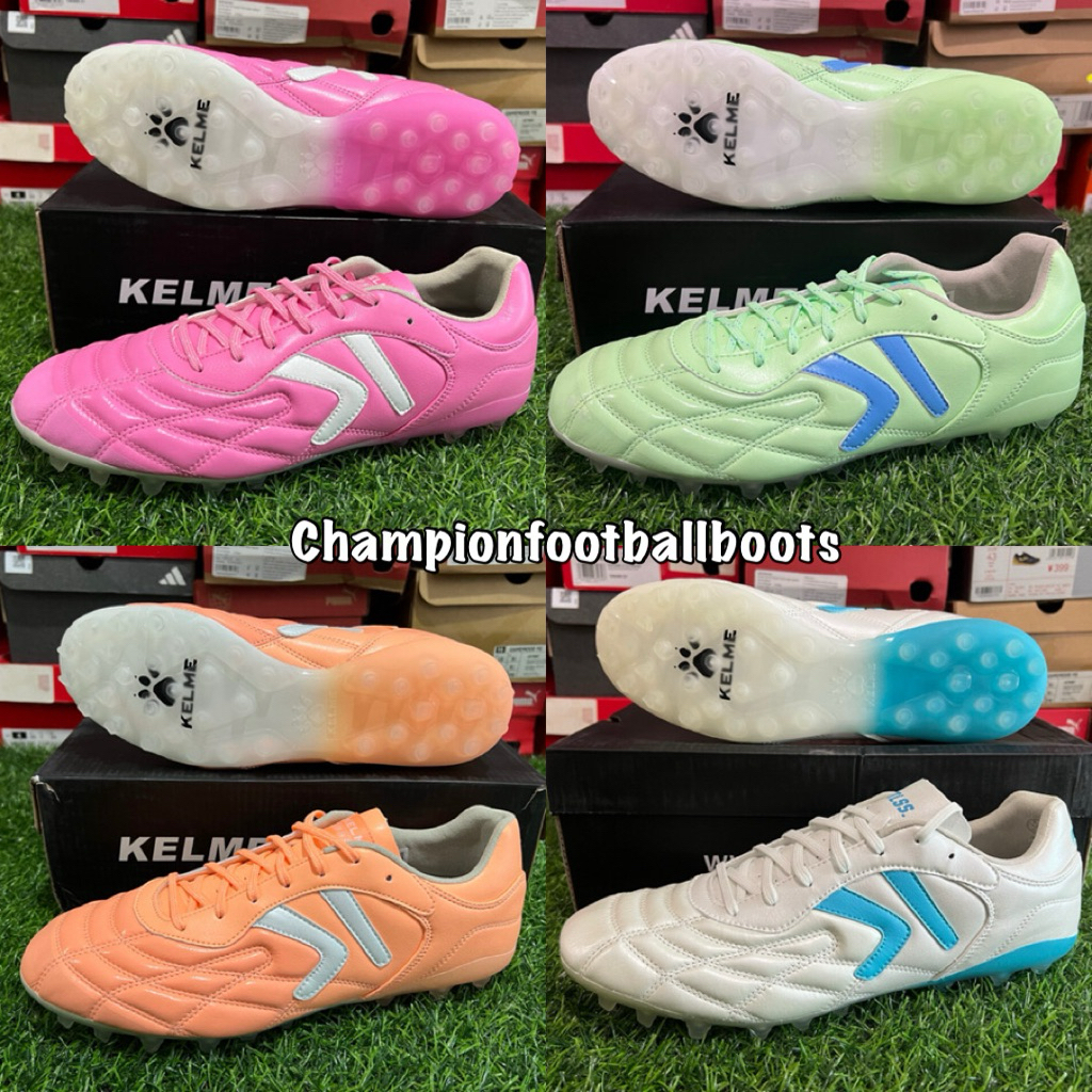 สตั๊ด รองเท้าฟุตบอล (เคลเม่) Kelme X TLSS MG ตัวท๊อป หนังจิงโจ้