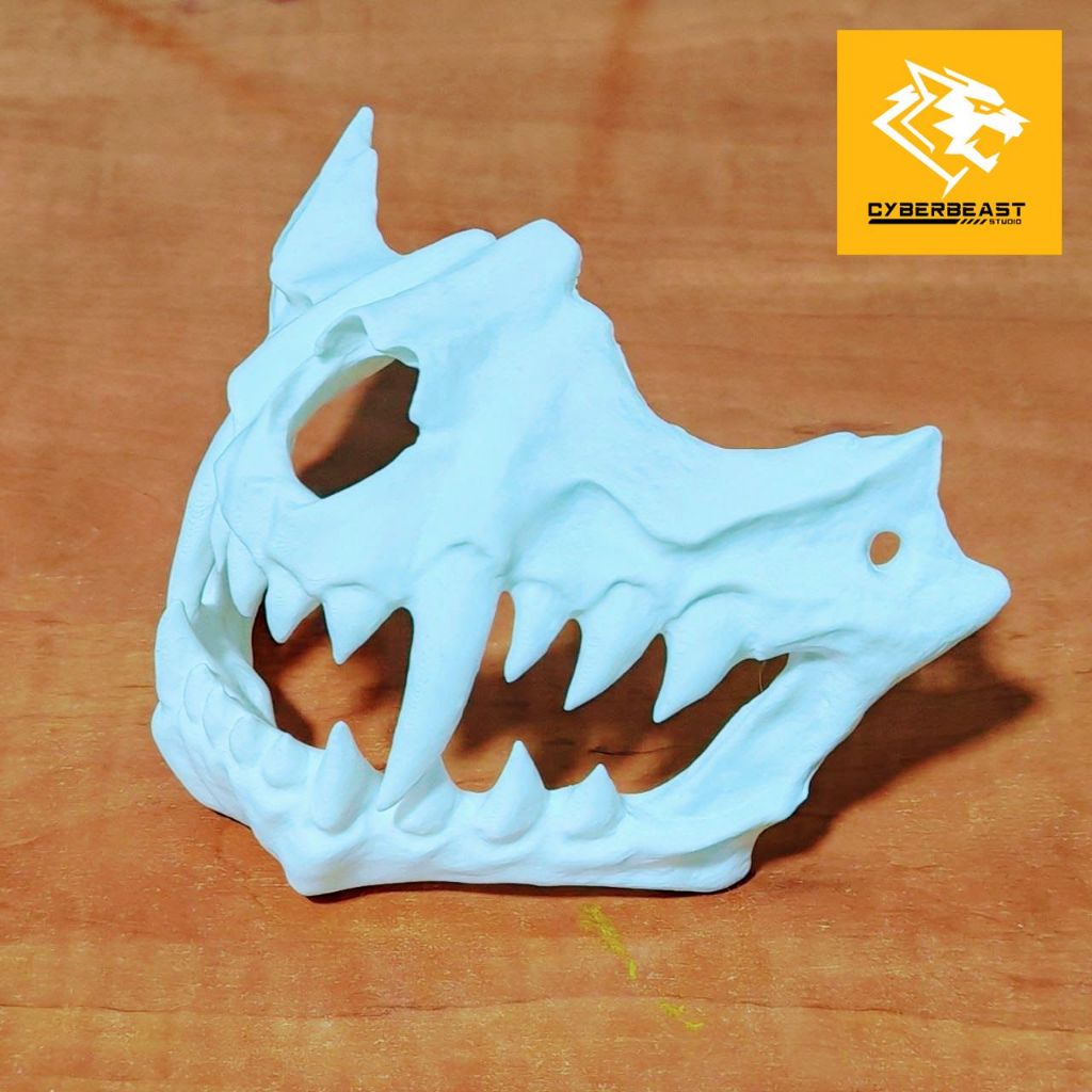 หน้ากากหมาป่า หน้ากาก สำหรับปาร์ตี้ วันฮาโลวีน skull dog wolf mask furry fursuit