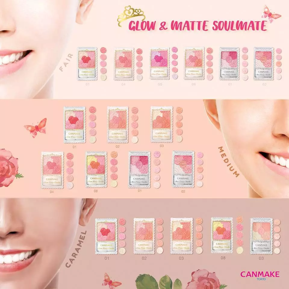 CANMAKE Glow Fleur Cheeks บลัชออนเนื้อฝุ่น thumbnail 5