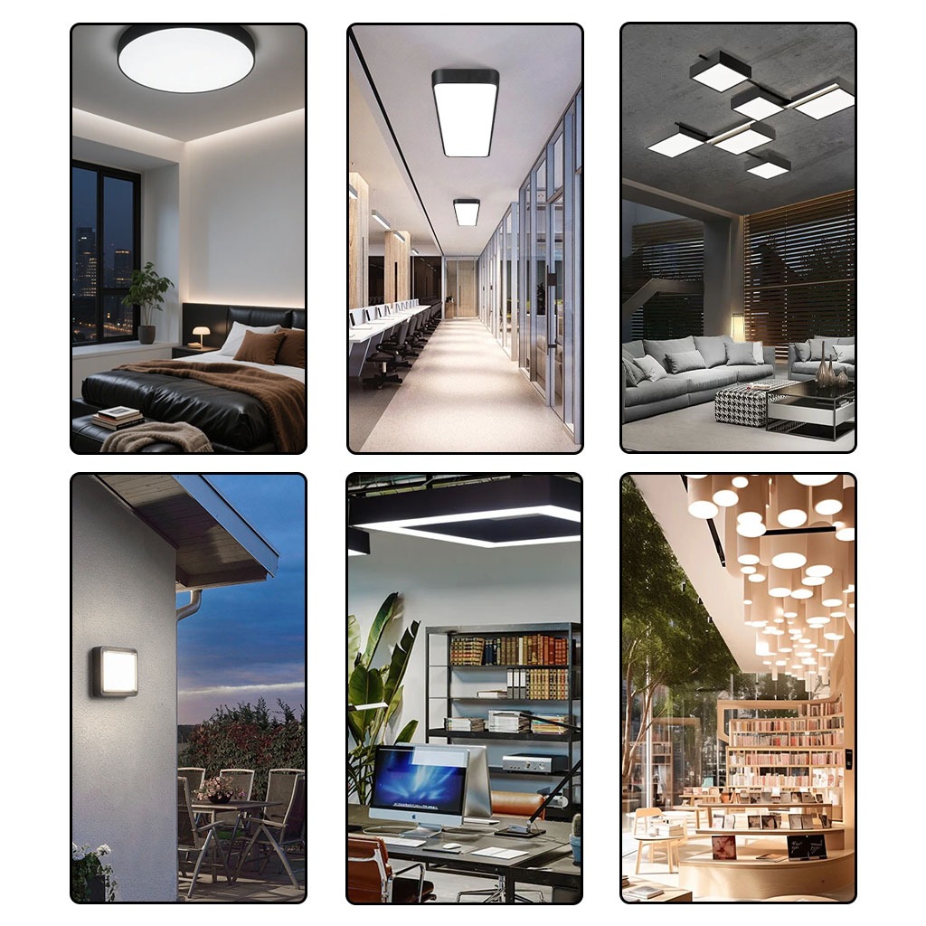 MIMI แผงไฟแม่เหล็ก แผ่นชิป แผ่นชิพ แผงไฟ ไฟเพดานLED โคมไฟเพดาน ขนาด 36W/48W/72W แผงไฟพดาน LED กลม - รูปที่ 2