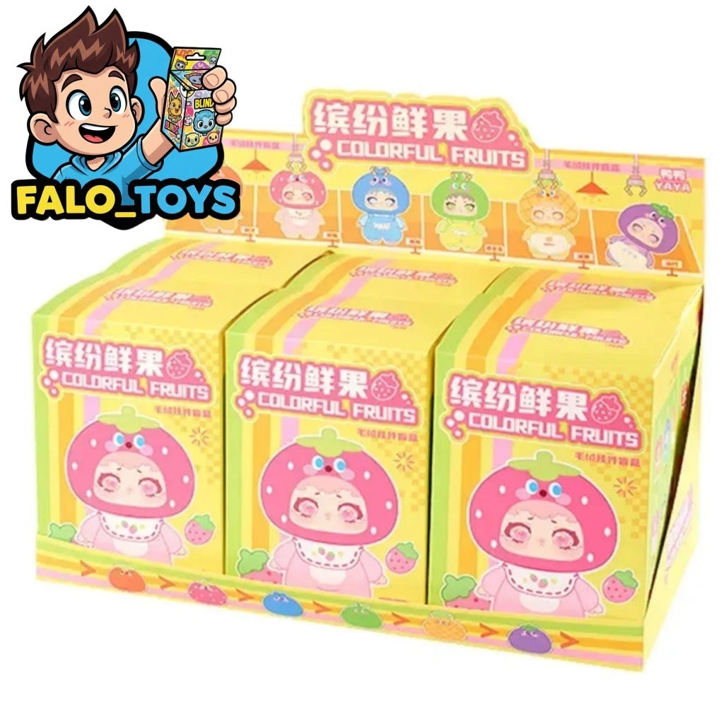 พร้อมส่ง Yaya baby fruit basket blind box ( 6 สุ่ม )