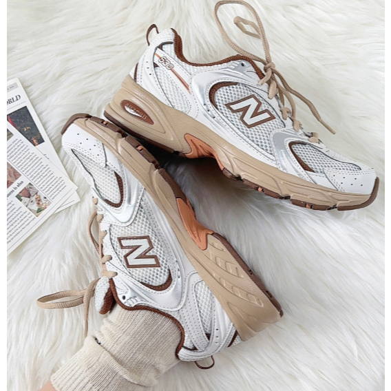 Nikko and... x New Balance NB 530 White Brown - รูปที่ 2