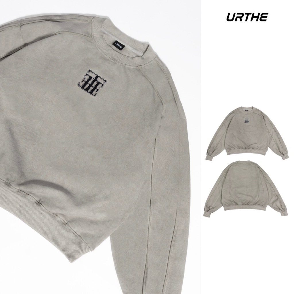URTHE - เสื้อสเวตเตอร์ เสื้อกันหนาว Oversize รุ่น SUPERIOR STATUS SWEATSHIRT