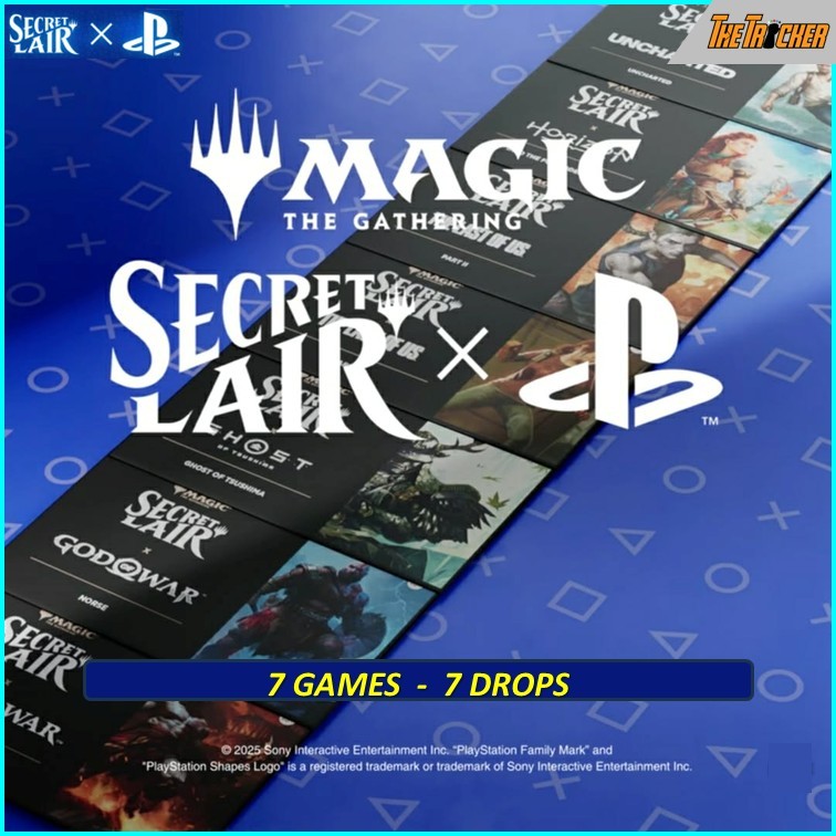 MTG Secret Lair x Play Station: 7Games 7Drops Non Foil Edition