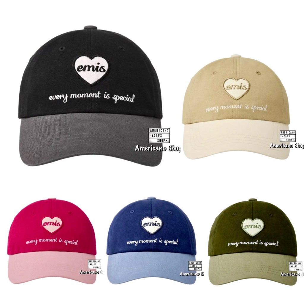 หมวกแก๊ป E13 Cap ทูโทน สไตล์เกาหลี มี 6 สี (ส่งจากไทย)