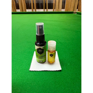 cue oil & cue clean spray