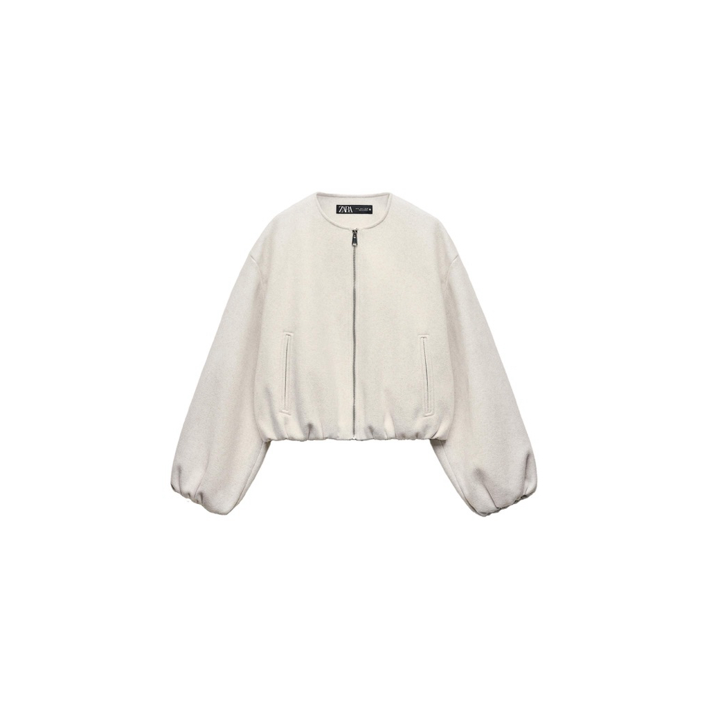 ZARA SOFT BOMBER JACKET
